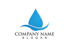 Water drop Logo Template vector