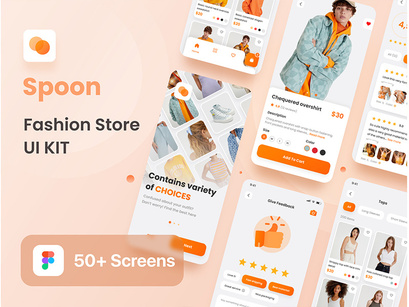 Spoon Fashion Store UI Kit