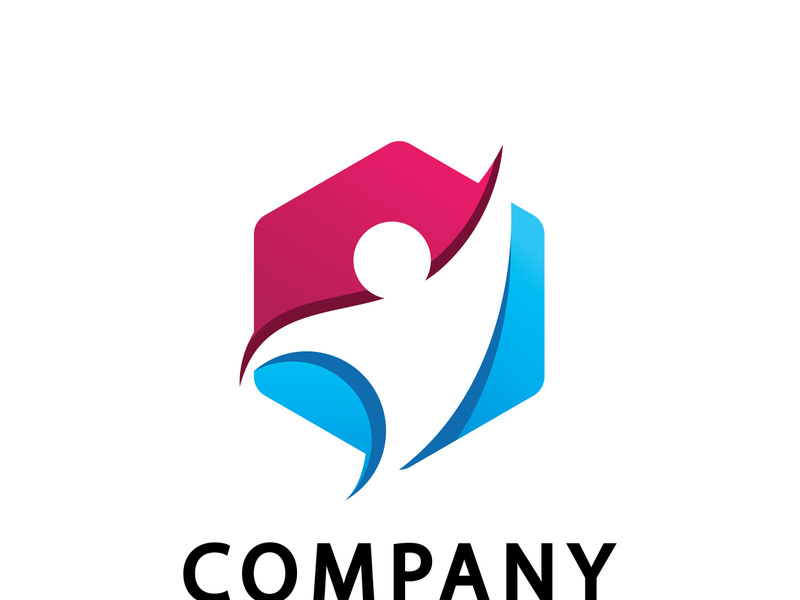 Healthy life People Logo template. Vector illustration.