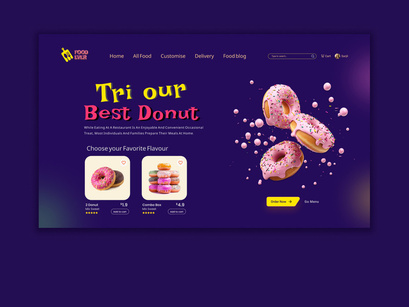 Best donut landing page
