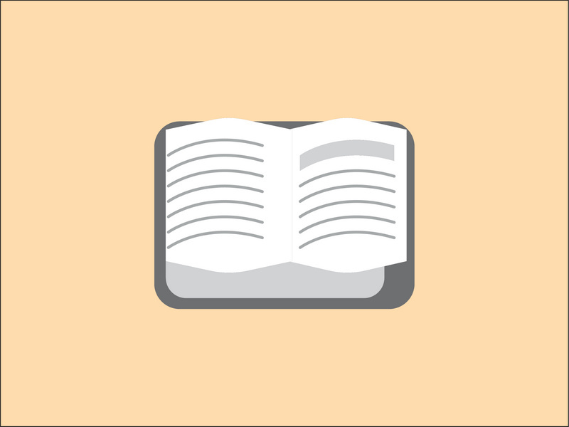 📚 Flat Design Book Icon in Adobe Illustrator 🎨