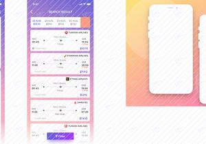 Flight Booking App Freebie
