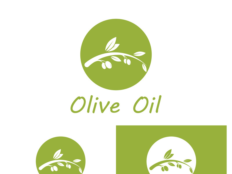 Olive fruit logo design.