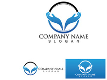 Hand Hope Logo And Symbol Care Vector