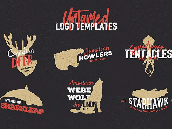 Untamed Logo Templates