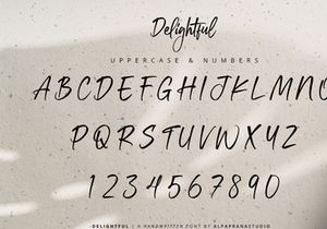 Delightful - Handwritten Font