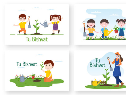 11 Happy Tu BiShvat Illustration