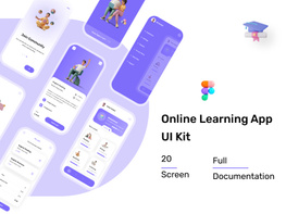 Online Learning App UI Kit preview picture