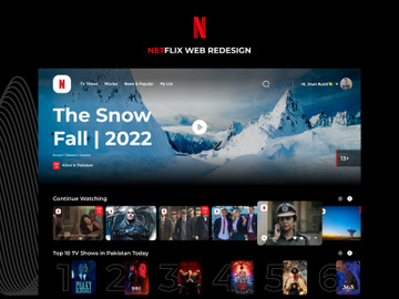 Netflix App Redesign preview picture
