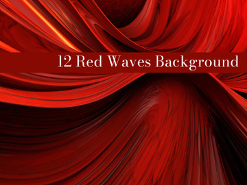 A red waves background preview picture