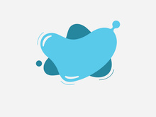 modern fluid liquid flat design