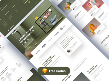 [FREE] Webovio Creative Website Template preview picture