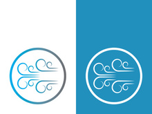 Wind icon vector illustration design template