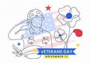 6 Happy Veterans Day Illustration