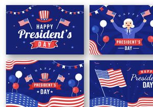 19 Happy Presidents Day Illustration