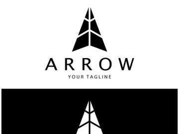 Arrow vector illustration icon Logo Template design preview picture