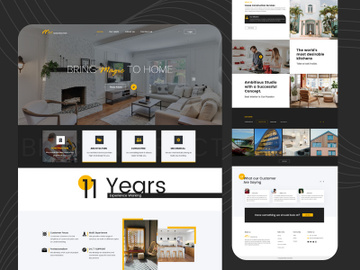 Construction Landing Page preview picture