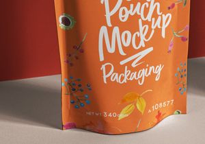 Psd Stand-Up Pouch Packaging Mockup 2