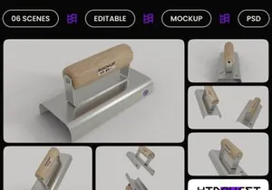 Stainless Steel Edger Mockup