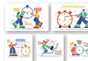 15 Time Management Planning Illustration