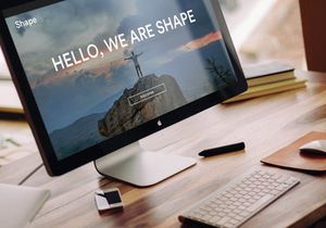 Shape: Homepage UI kit [PSD]