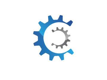 Gear icon logo vector preview picture