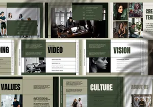 MANIEFESTO Creative Agency PowerPoint Template