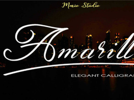 Amarillo Font preview picture