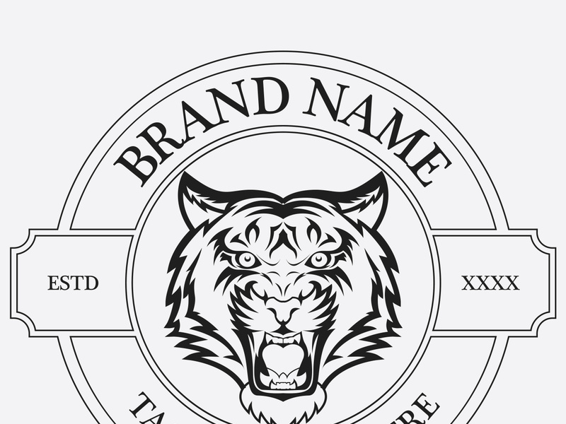 Tiger logo vintage