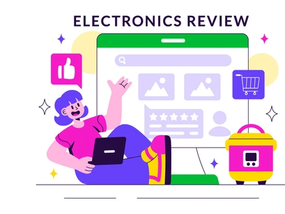 10 Electronics Review Illustration