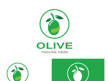 Olive fruit logo design. preview picture