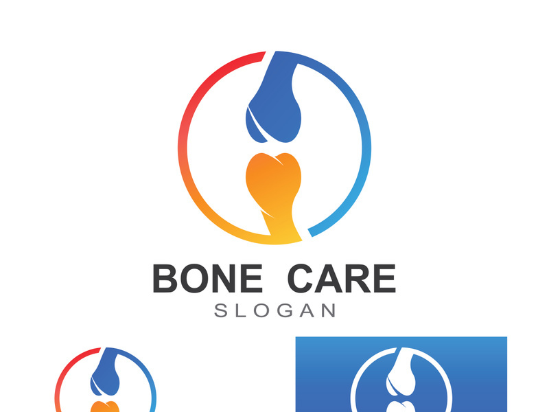 Orthopedic bone logo design.