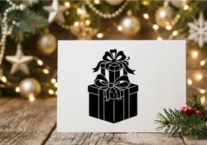 Festive Christmas Gift Boxes with Ribbons and Bow Decorations