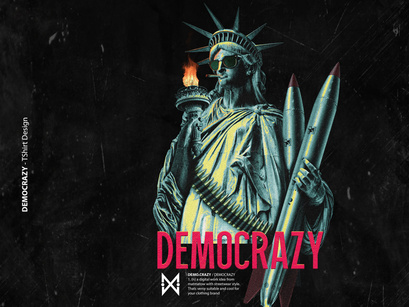 Democrazy – Graphic T-Shirt Design