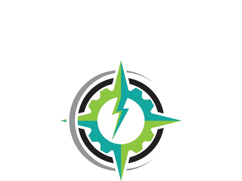 Compass logo template vector icon illustration design