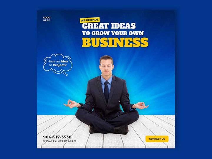business promotion corporate social media banner template