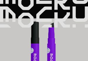 Acrylic Marker Mockup