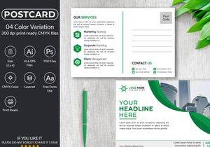 Modern Postcard Design Template