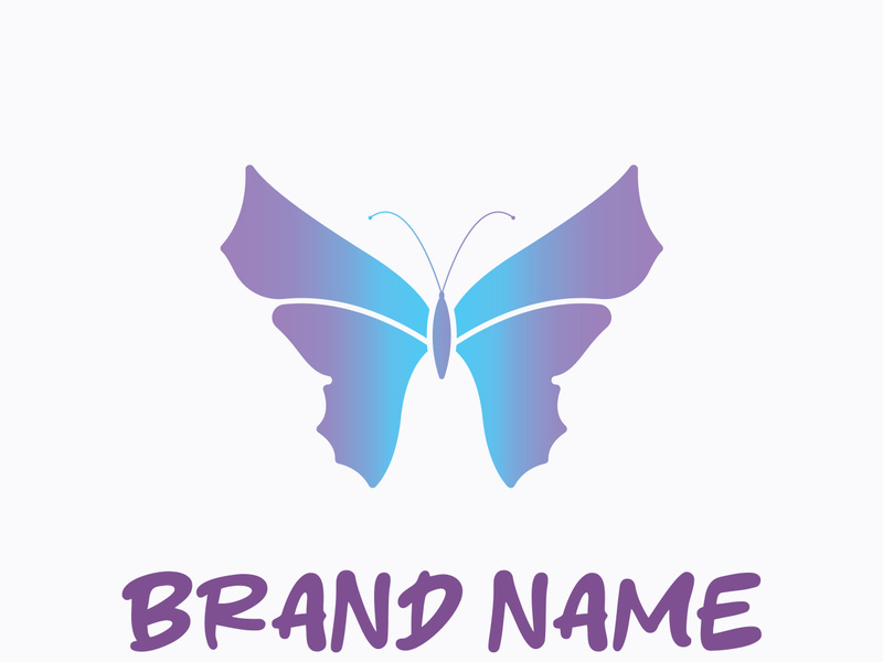 Butterfly logo design
