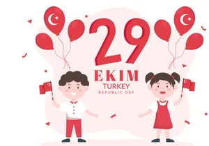 14 Republic Day Turkey Illustration