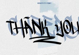 Amperas - Graffiti Font