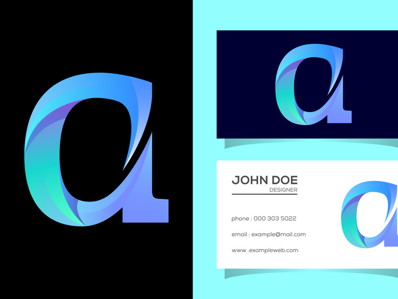 Initial letter A logo design template vector illustration.