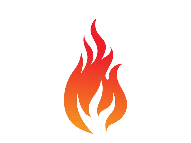 Fire flame vector illustration design