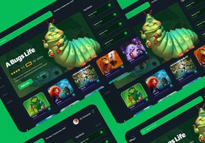 Movie, TV & Film Landing Page.