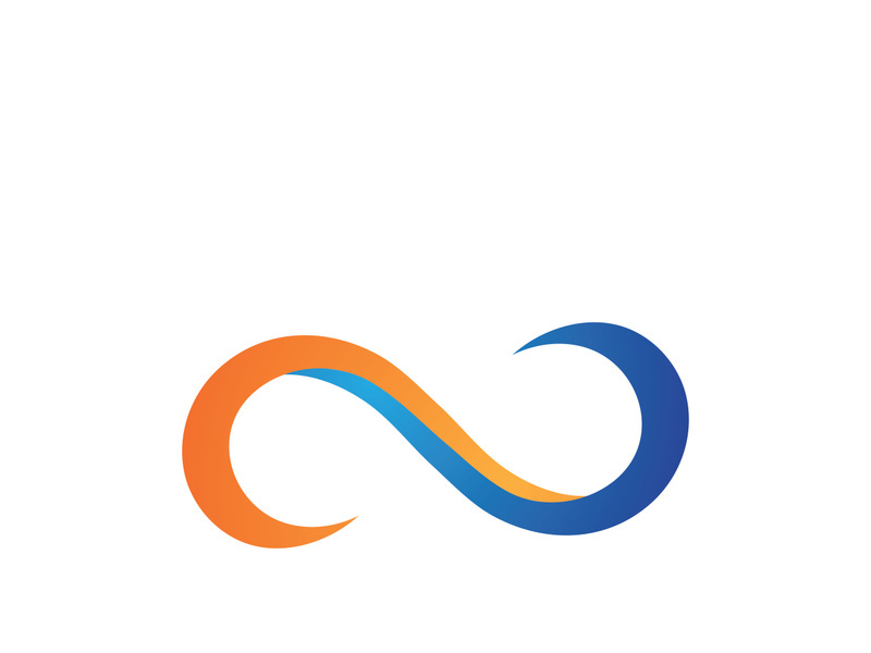 Infinity Design Vector icon illustration Logo template design