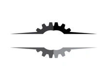 Gear icon logo vector