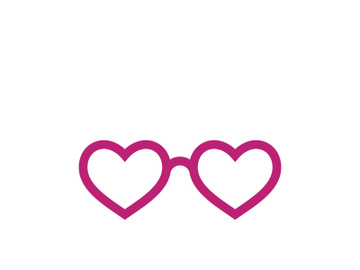 Glasses symbol vector icon preview picture