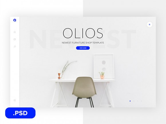 Olios: Ecommerce PSD template