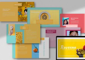 Raveena - Creative Keynote Template