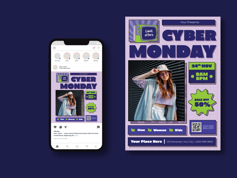 Cyber Monday Flyer